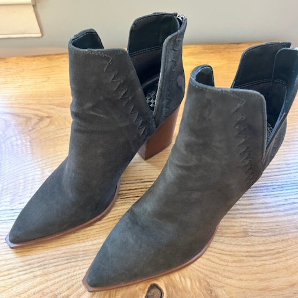 Vince Camuto suede heeled boots